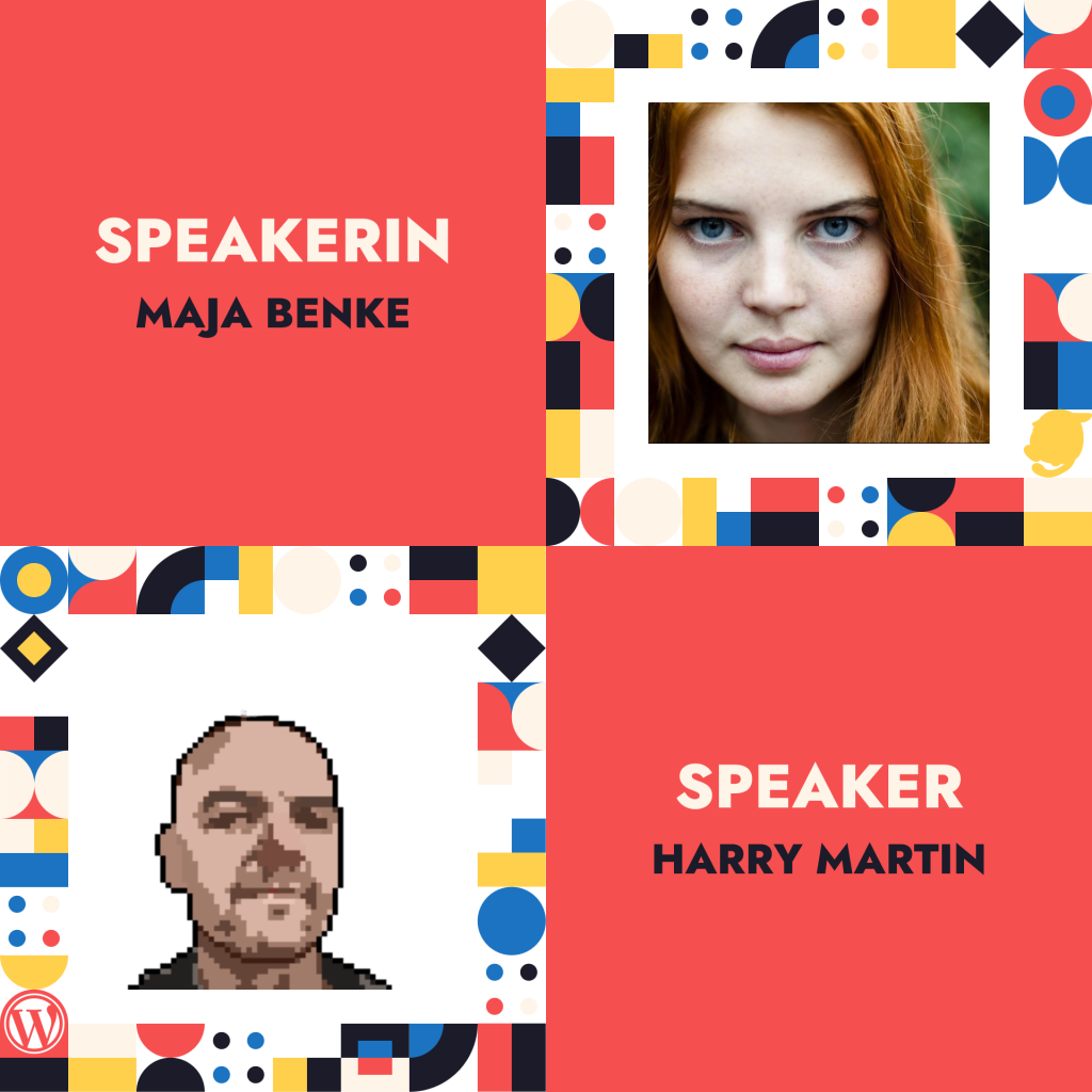 WCDE23 Speaker Maja Benke & Harry Martin
