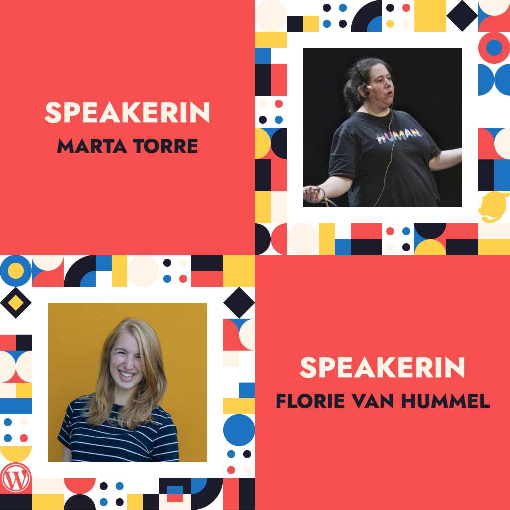 WCDE23 Speaker Marta Torre & Florie van Hummel