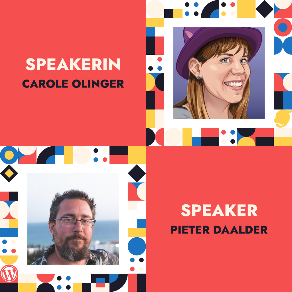 WCDE23 Speaker Carole Olinger & Pieter Daalder